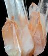 Tangerine Quartz Crystal Cluster - Madagascar #58845-4
